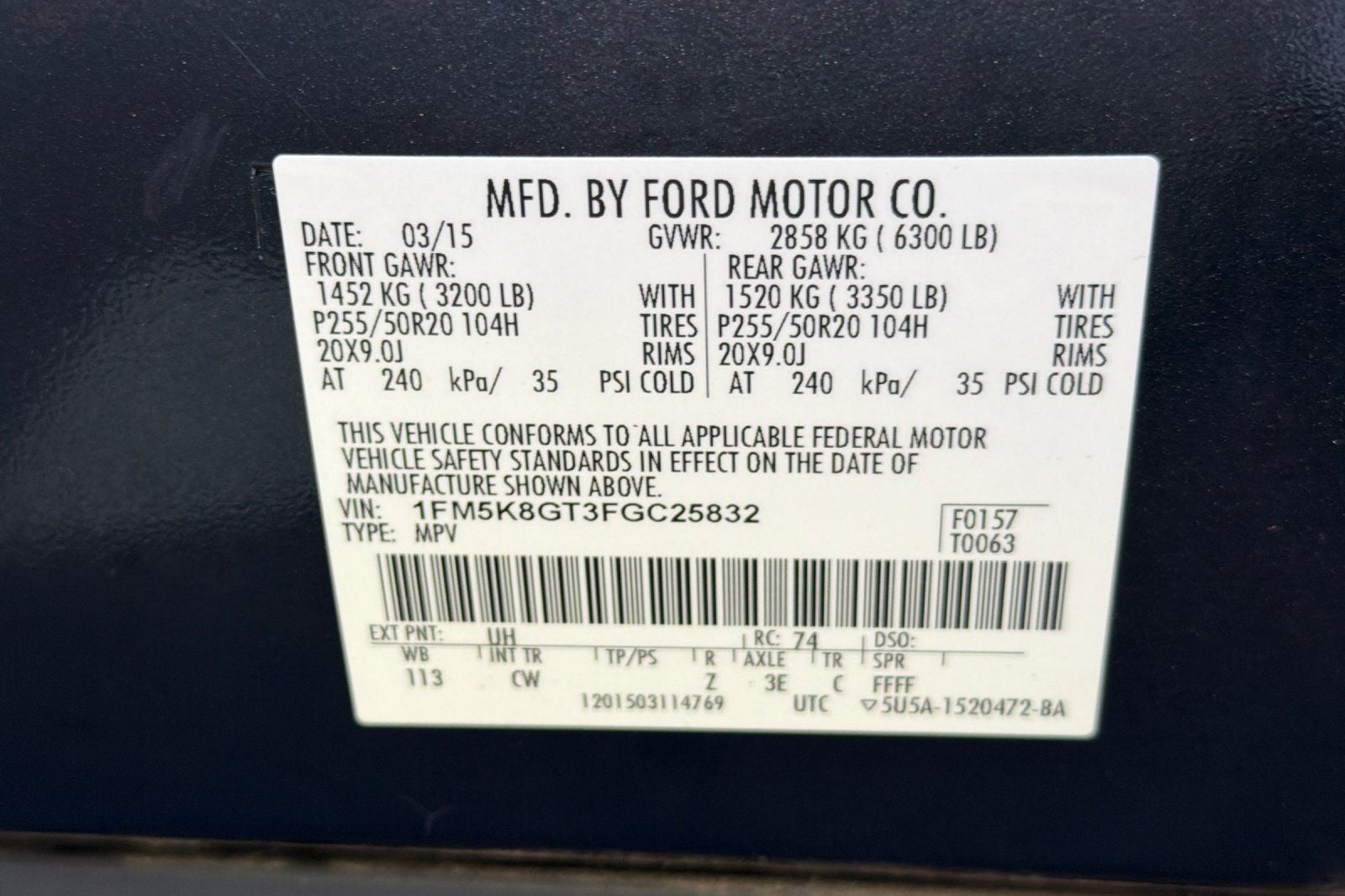 2015 Ford Explorer Sport