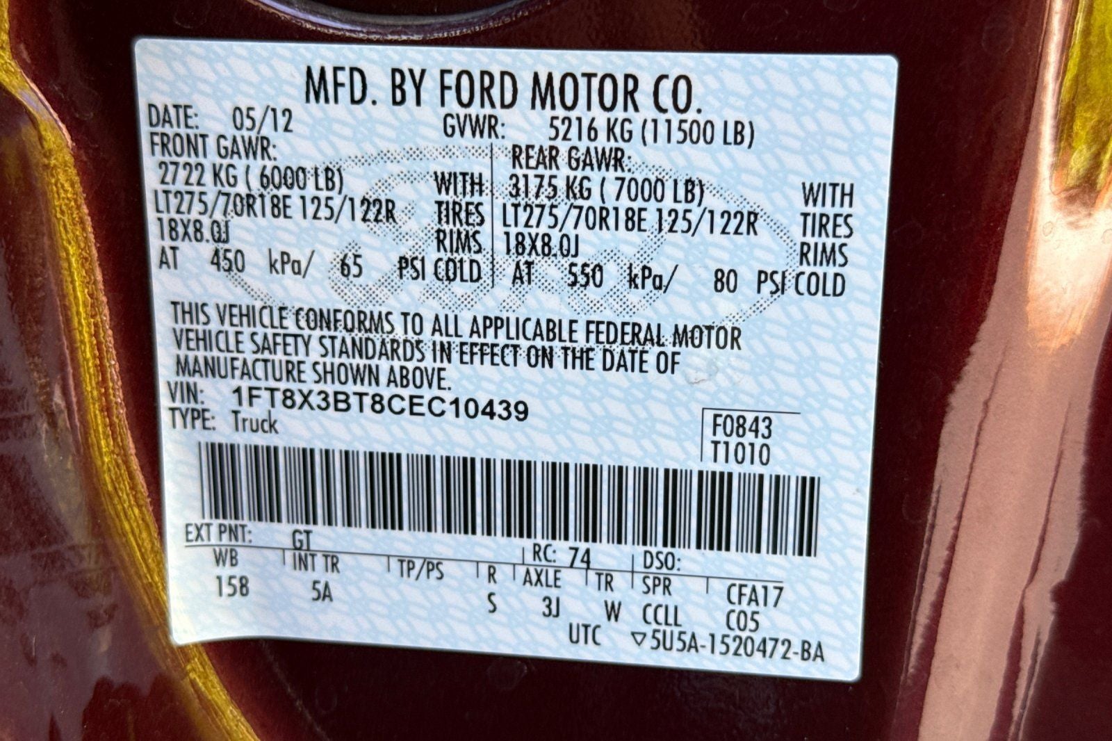 2012 Ford F-350SD Lariat