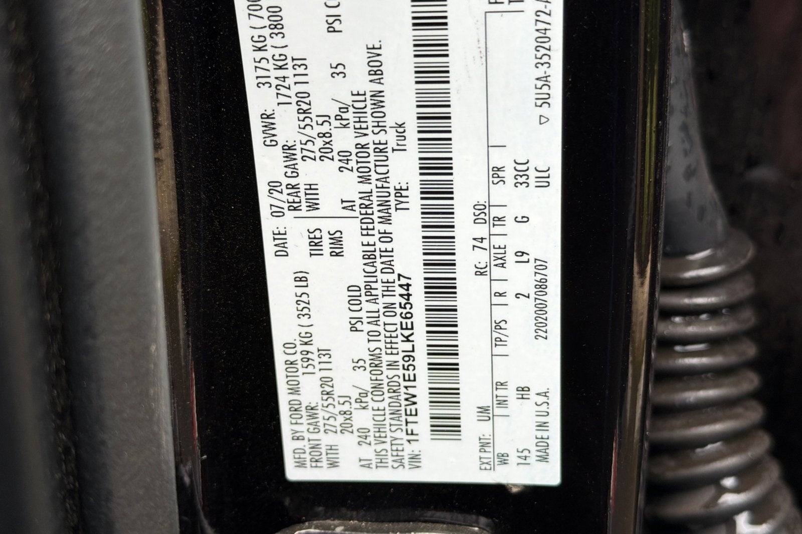 2020 Ford F-150 Lariat