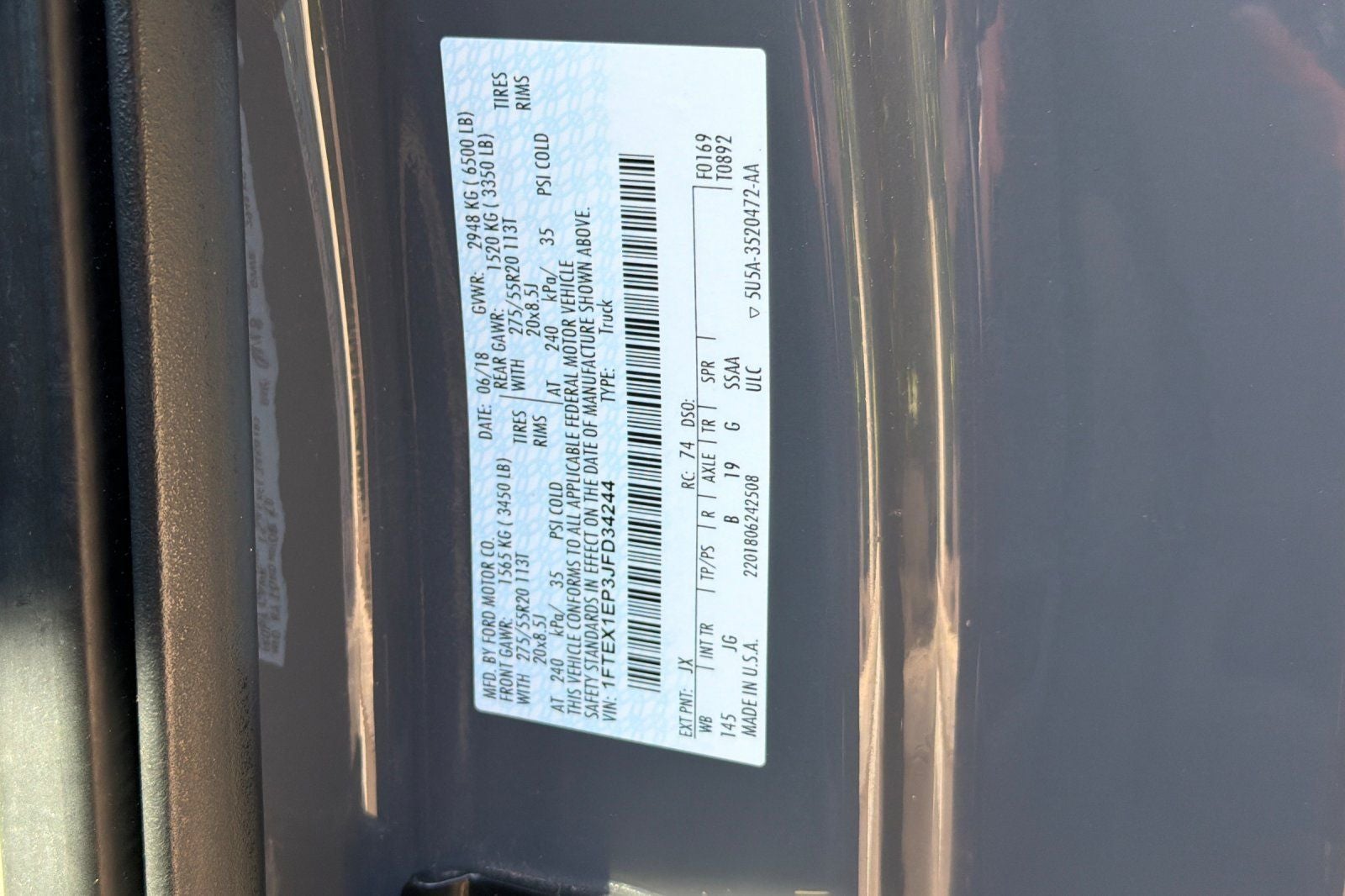2018 Ford F-150 XL