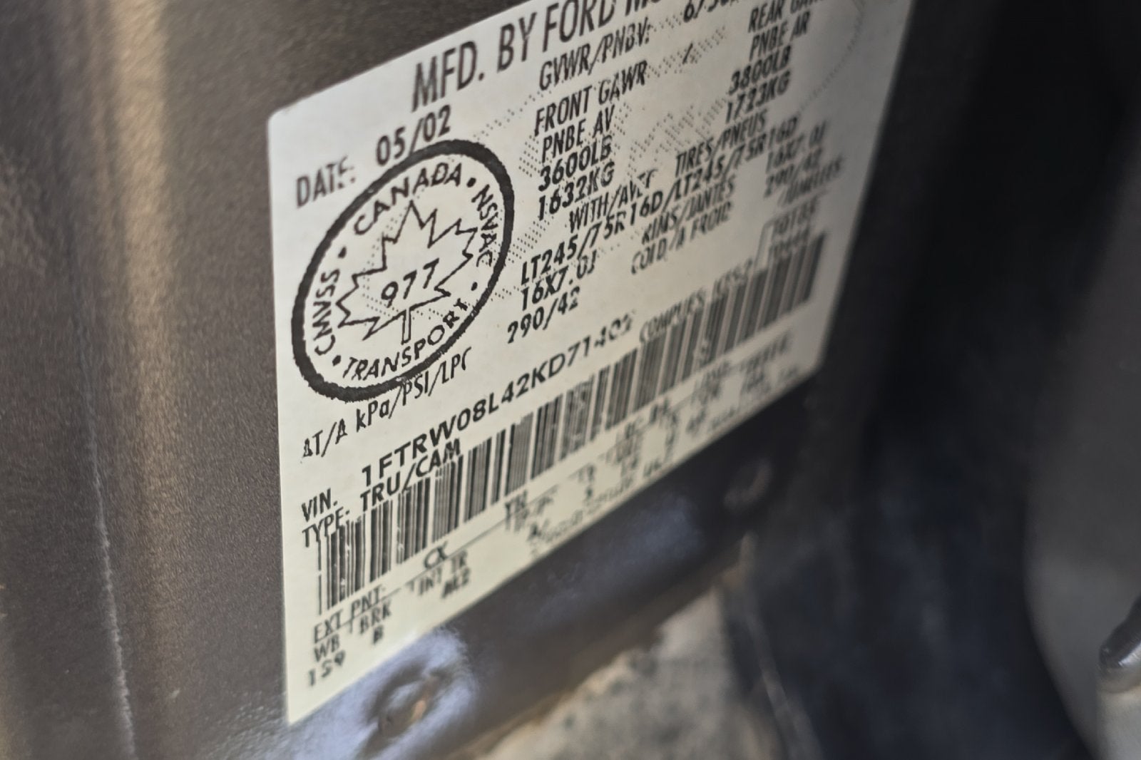 2002 Ford F-150 Base