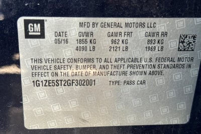 2016 Chevrolet Malibu LT 1LT