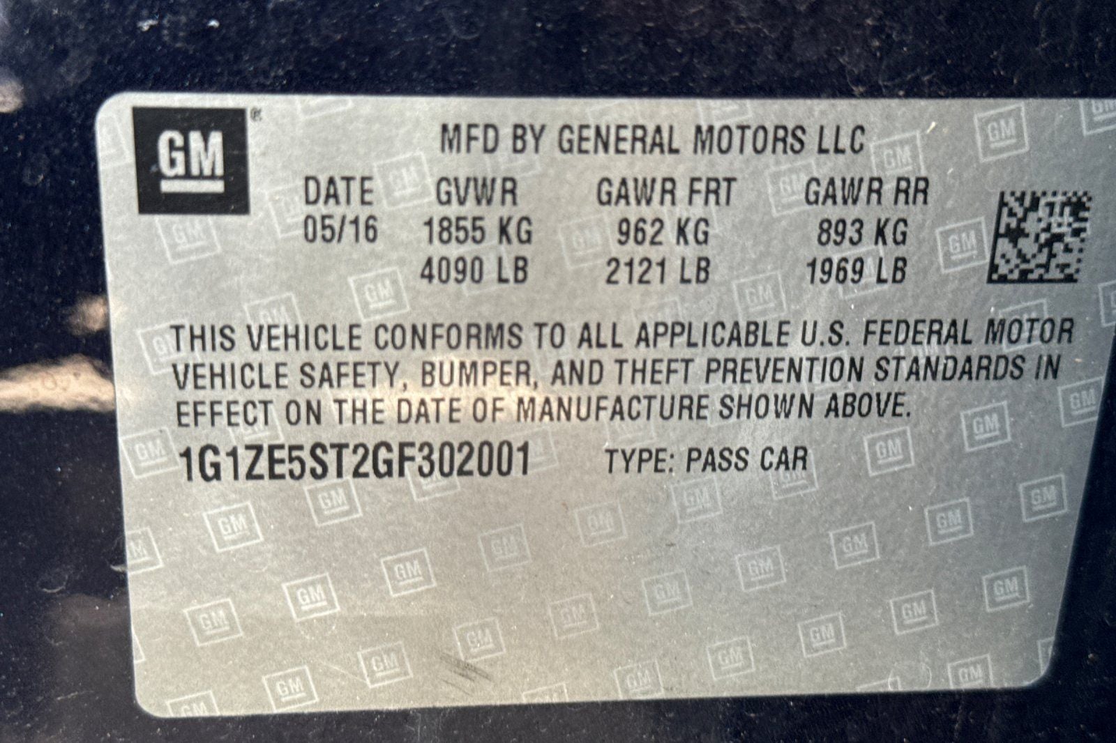 2016 Chevrolet Malibu LT 1LT