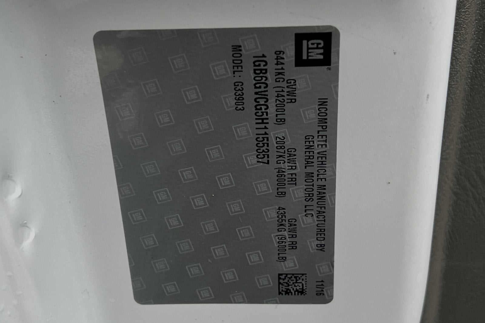 2017 Chevrolet Express 4500 Base Cutaway