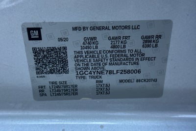 2020 Chevrolet Silverado 2500HD LT