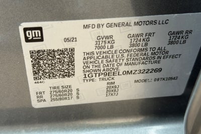 2021 GMC Sierra 1500 AT4