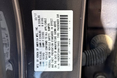2017 Honda Accord LX