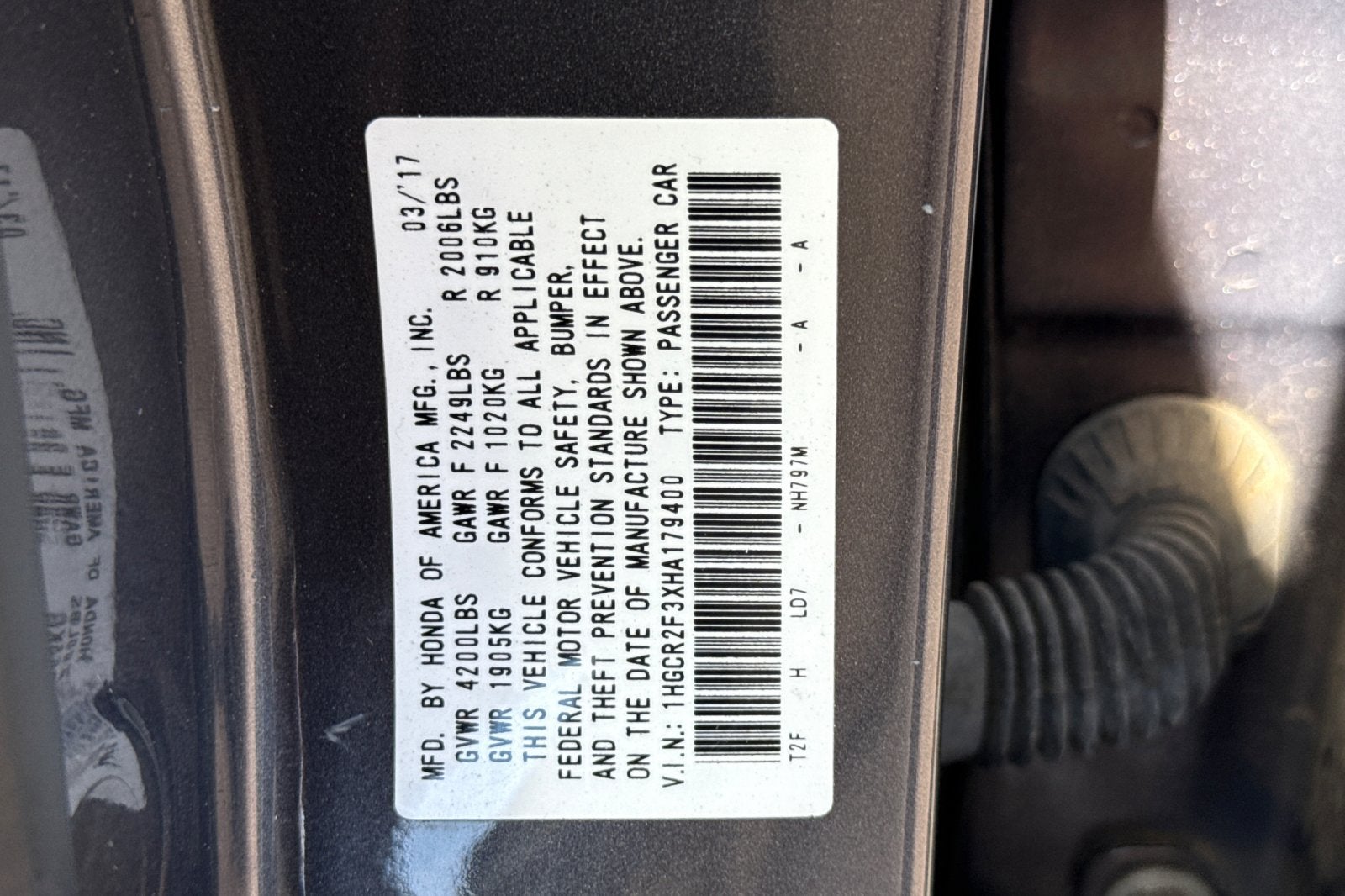 2017 Honda Accord LX
