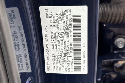 2018 Honda Accord LX