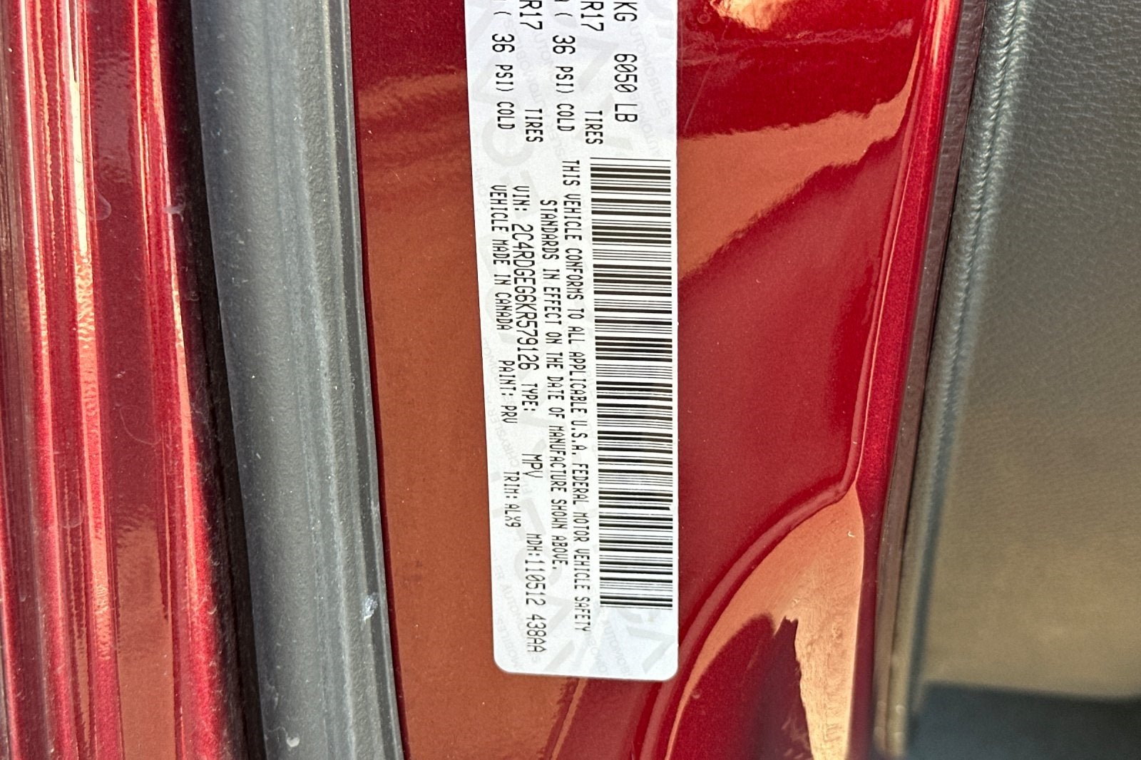 2019 Dodge Grand Caravan GT