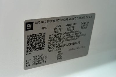 2018 Chevrolet Silverado 1500 LT LT1