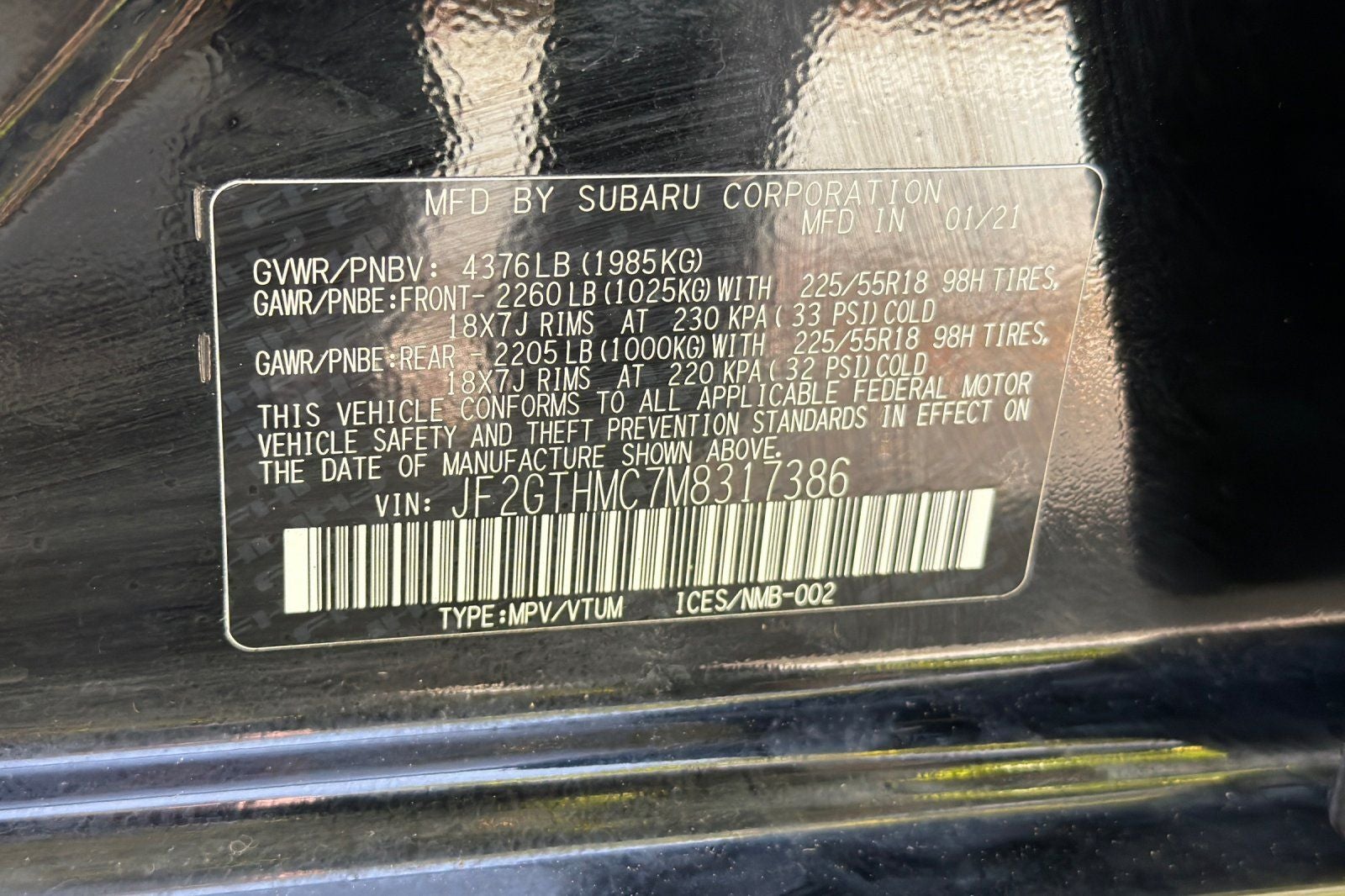 2021 Subaru Crosstrek Limited