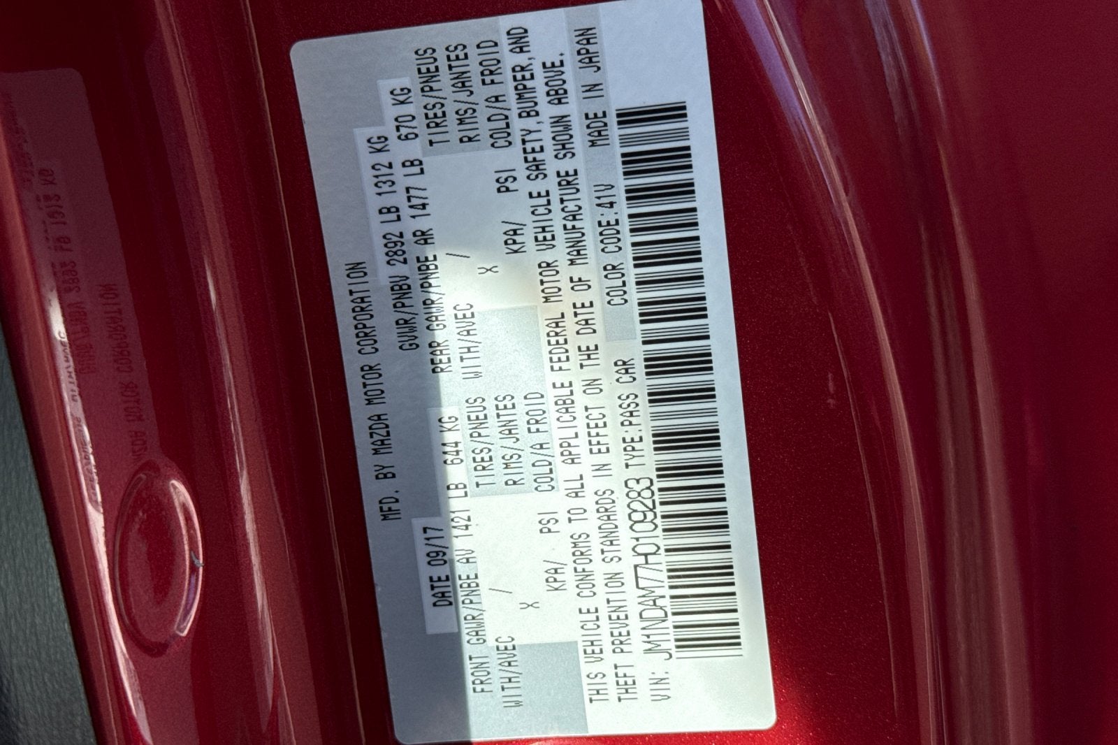 2017 Mazda Mazda Miata RF Grand Touring