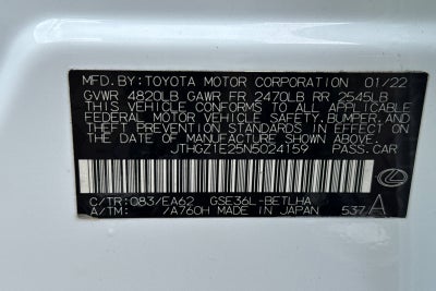 2022 Lexus IS 350 F SPORT