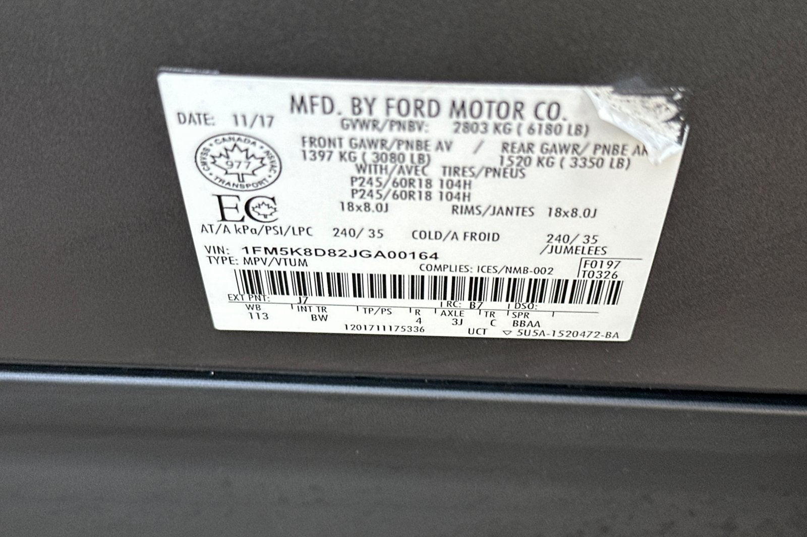 2018 Ford Explorer XLT