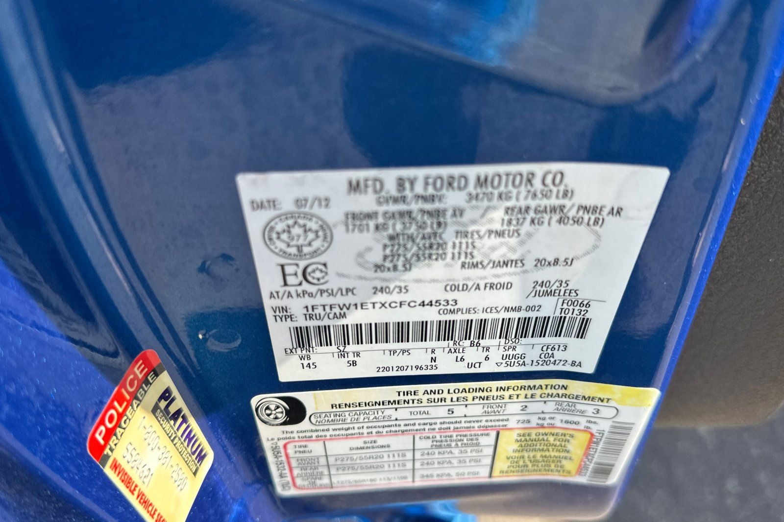 2012 Ford F-150 FX4