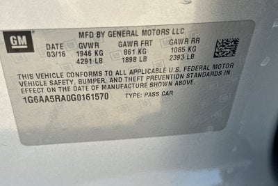 2016 Cadillac ATS 2.5L