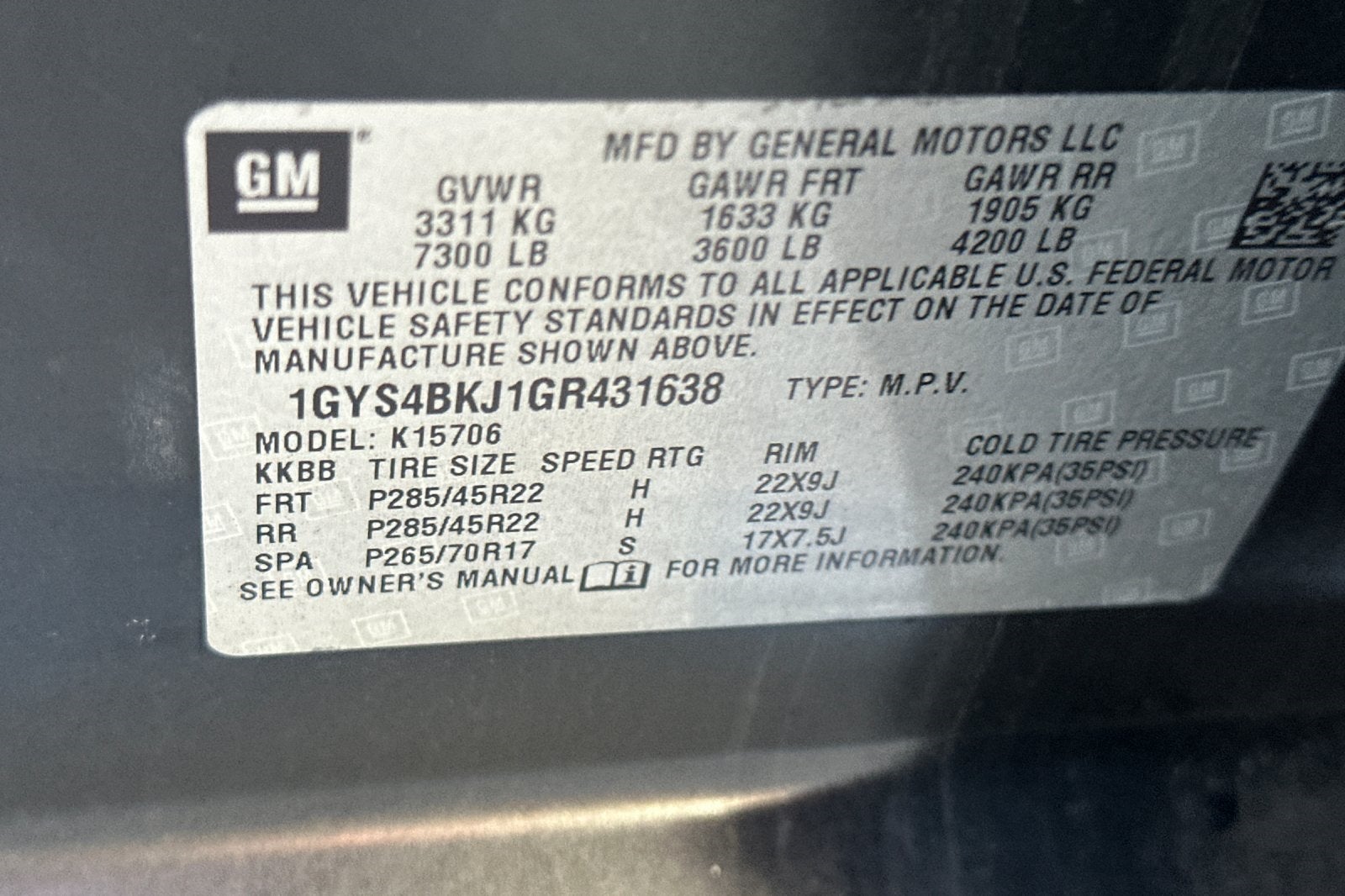 2016 Cadillac Escalade Luxury