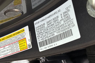 2018 Honda Accord EX-L 2.0T