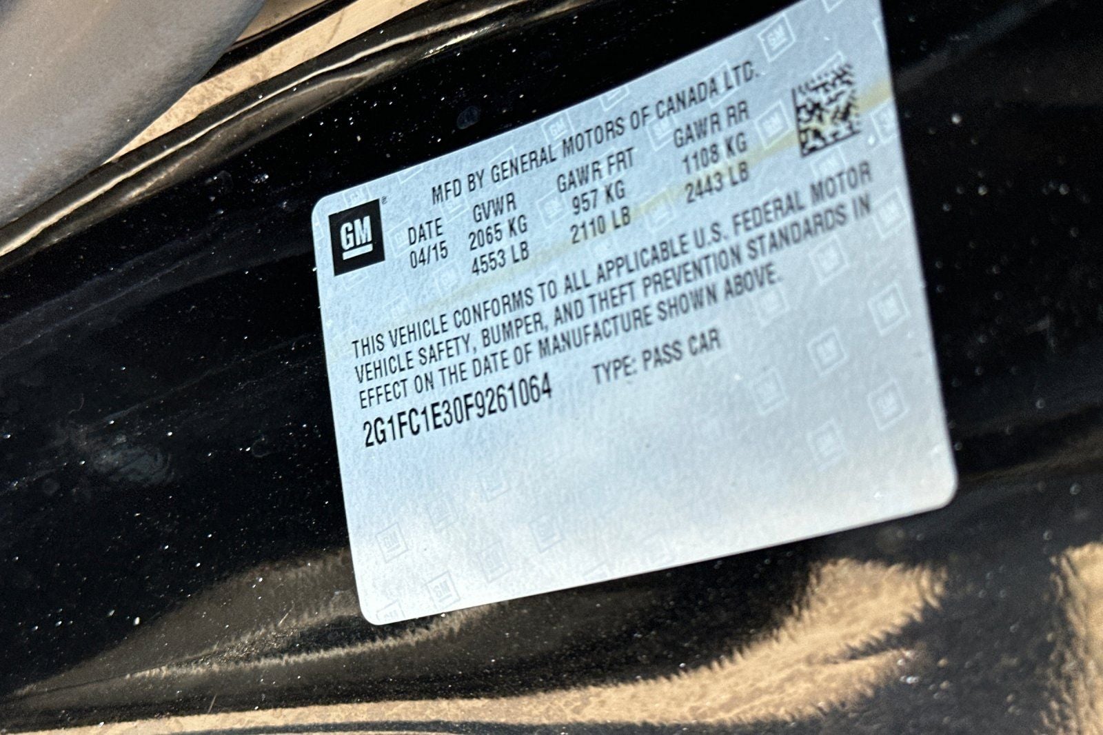 2015 Chevrolet Camaro 1LT