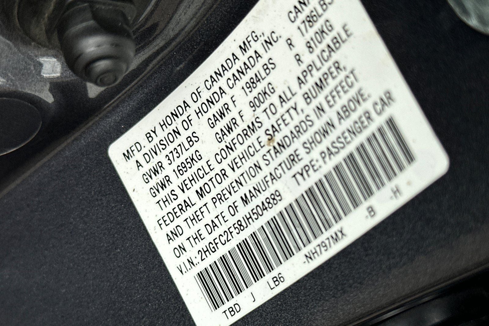 2018 Honda Civic LX