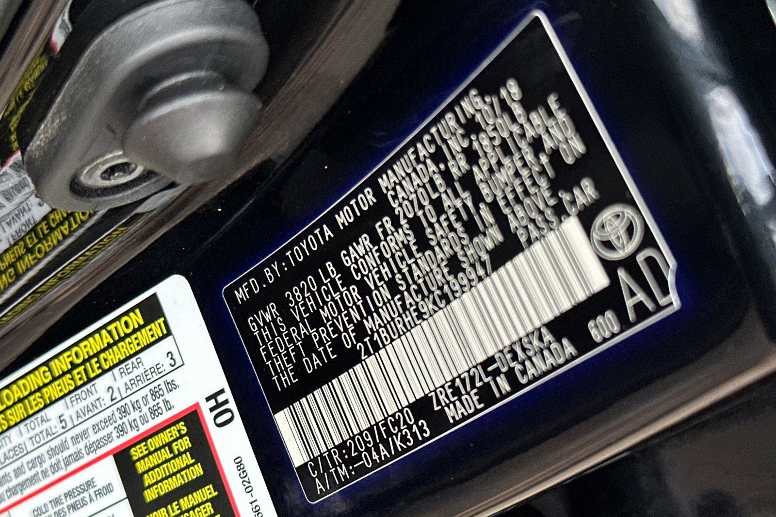 2019 Toyota Corolla SE