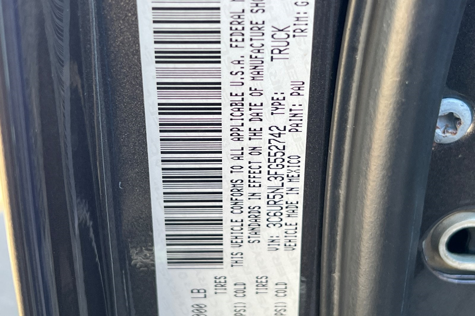 2015 RAM 2500 Laramie