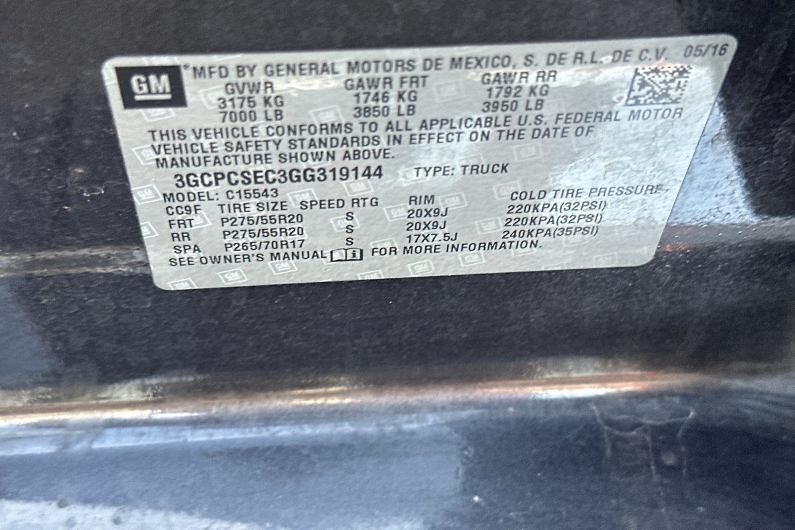 2016 Chevrolet Silverado 1500 LTZ 1LZ