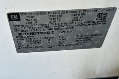 2015 Cadillac SRX Performance