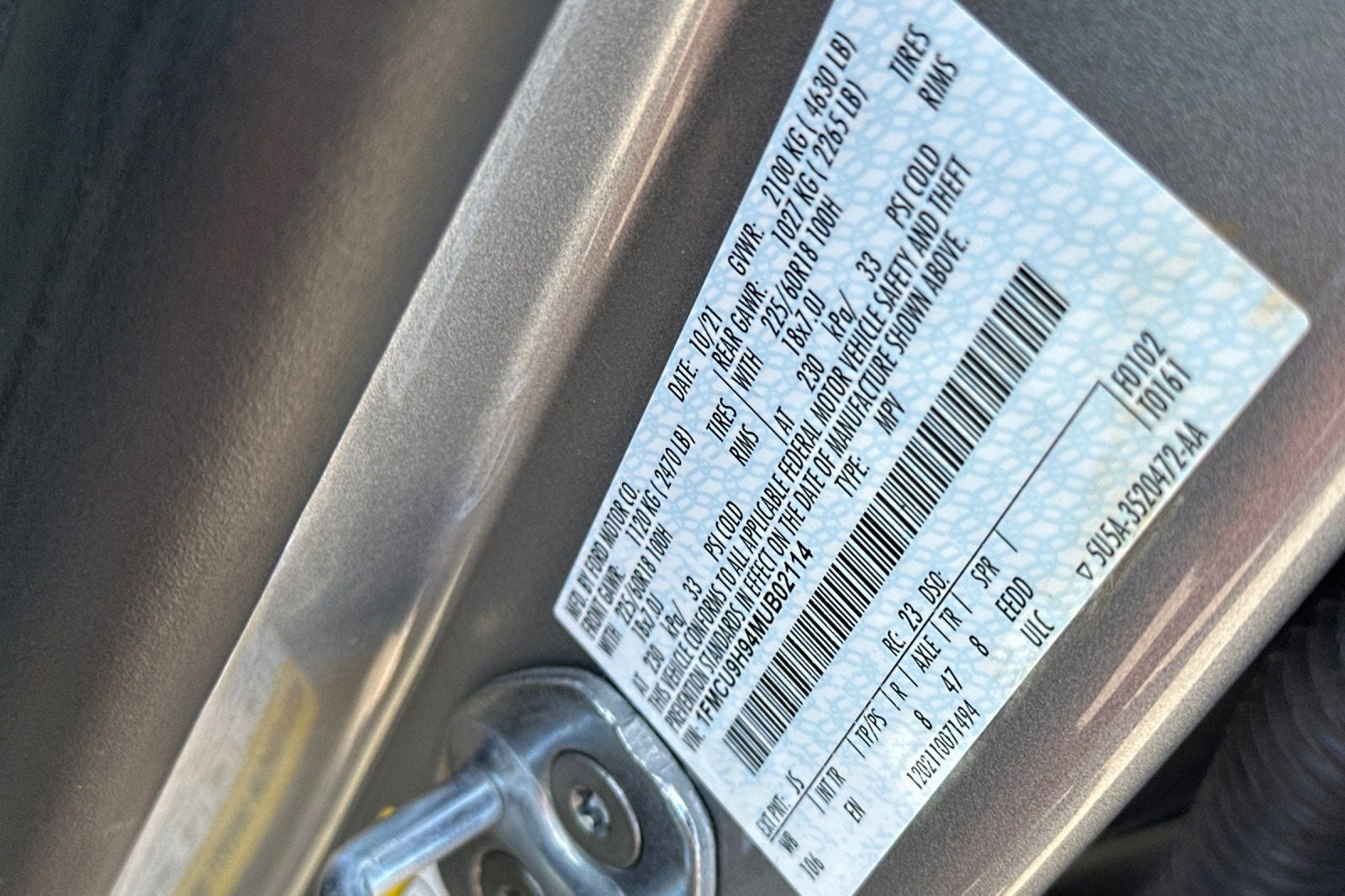 2021 Ford Escape SEL
