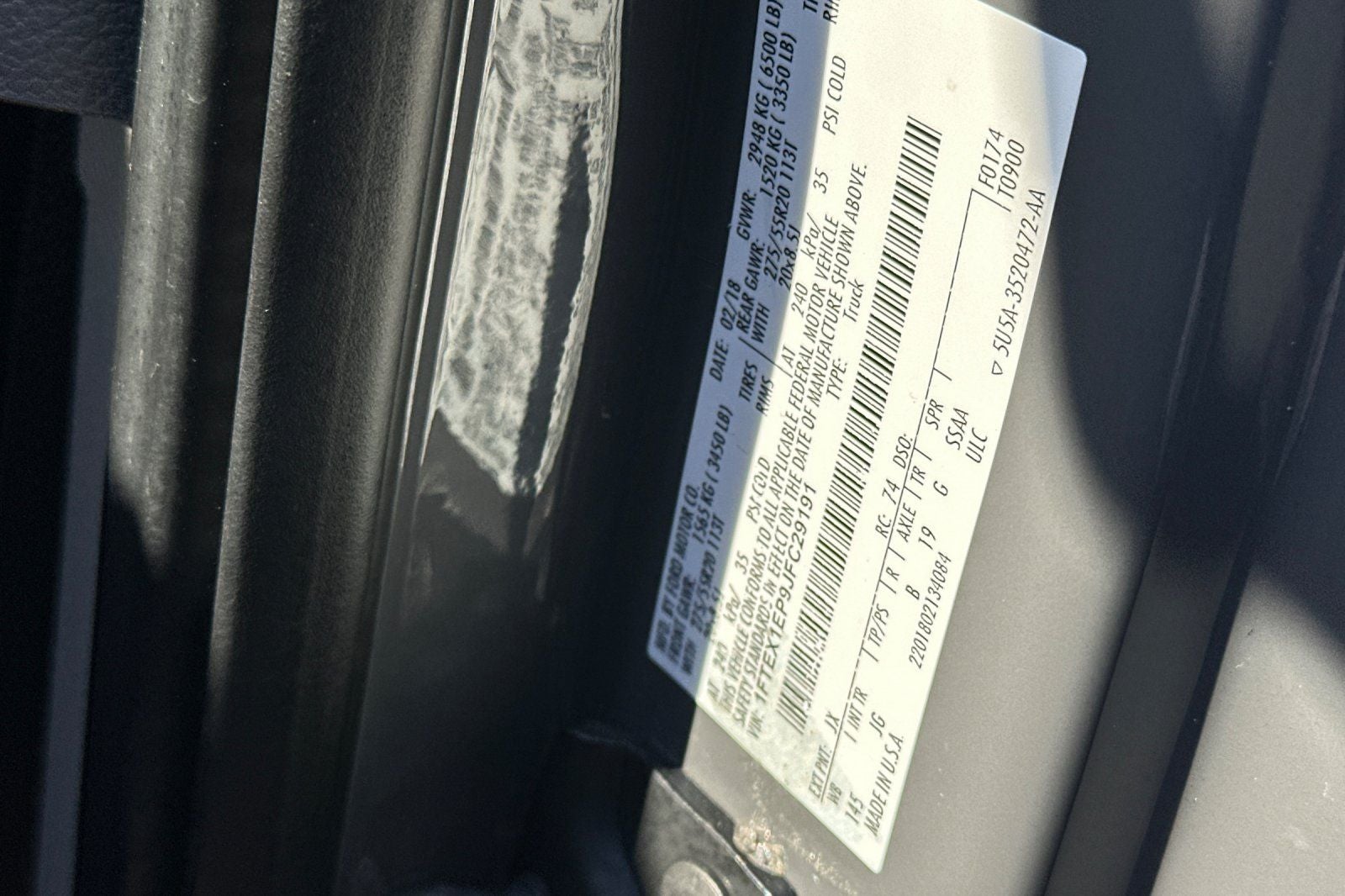 2018 Ford F-150 XL