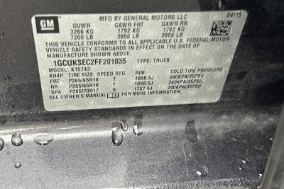 2015 Chevrolet Silverado 1500 LTZ 2LZ