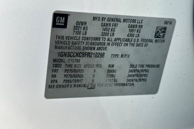 2015 Chevrolet Tahoe LTZ