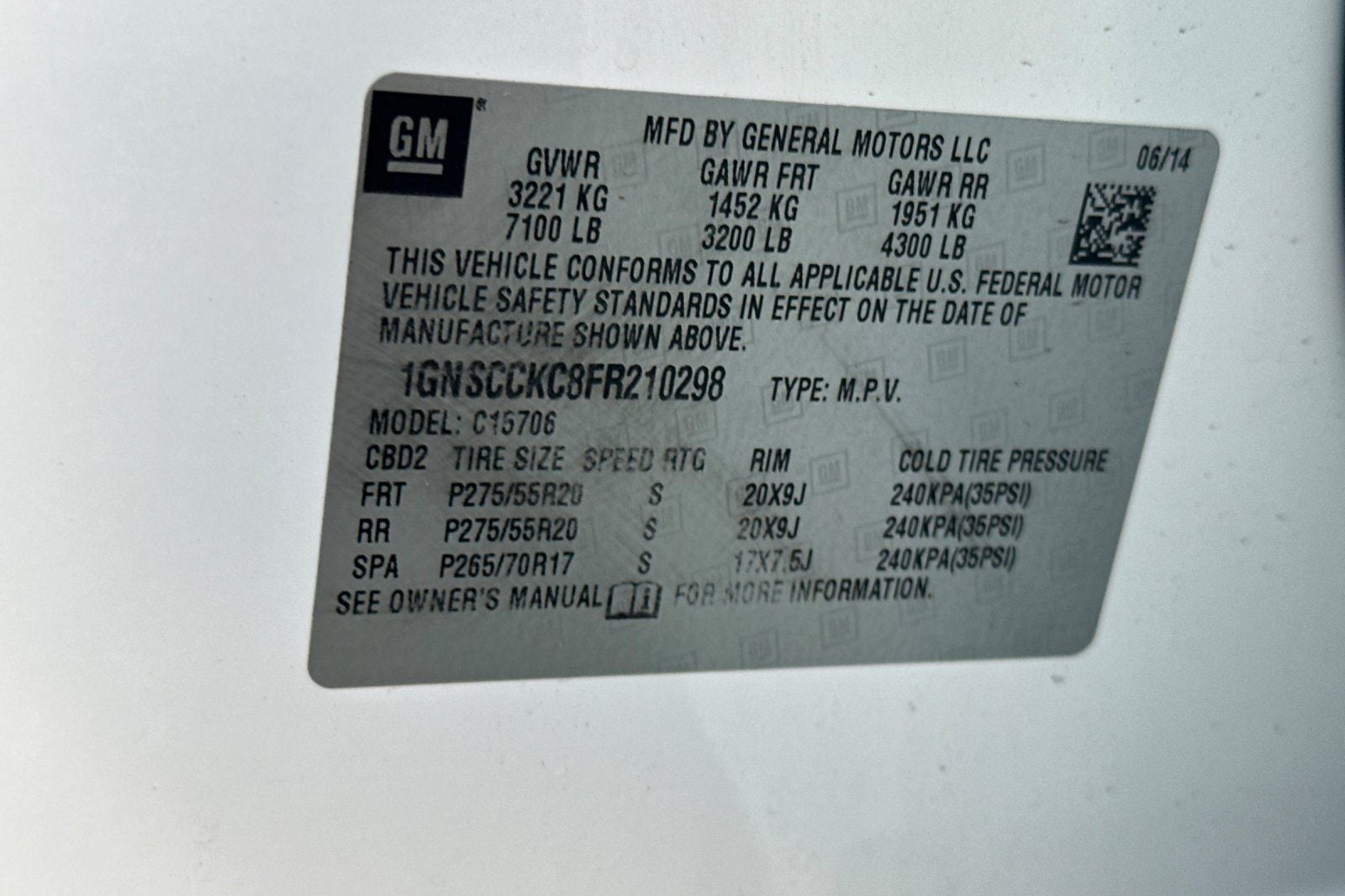 2015 Chevrolet Tahoe LTZ