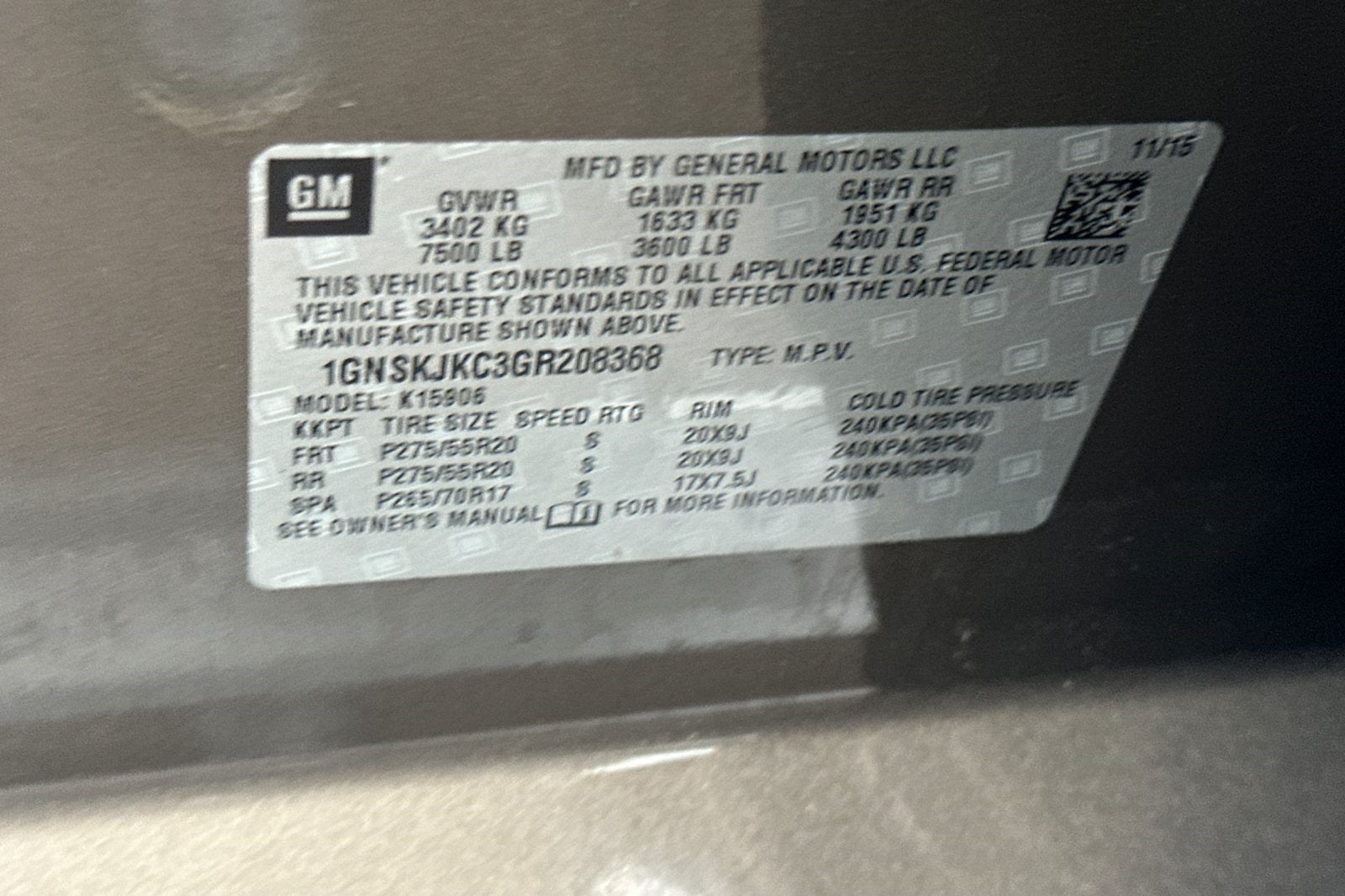 2016 Chevrolet Suburban LTZ