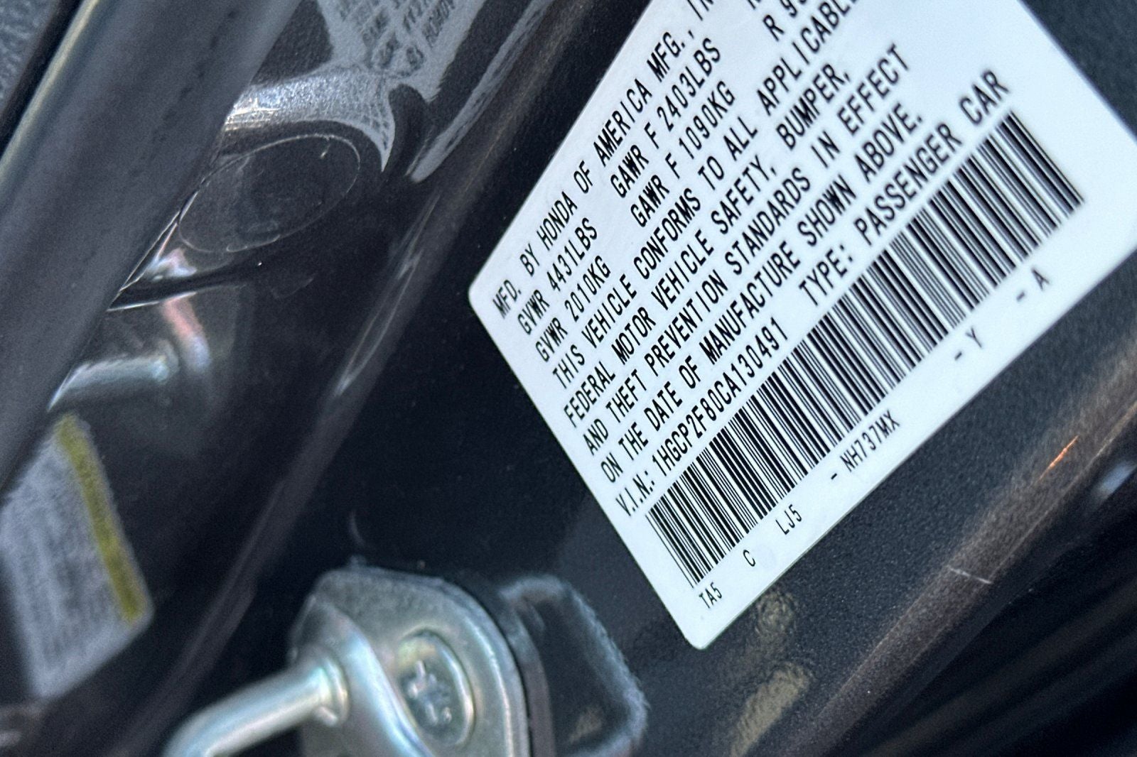2012 Honda Accord EX-L 2.4