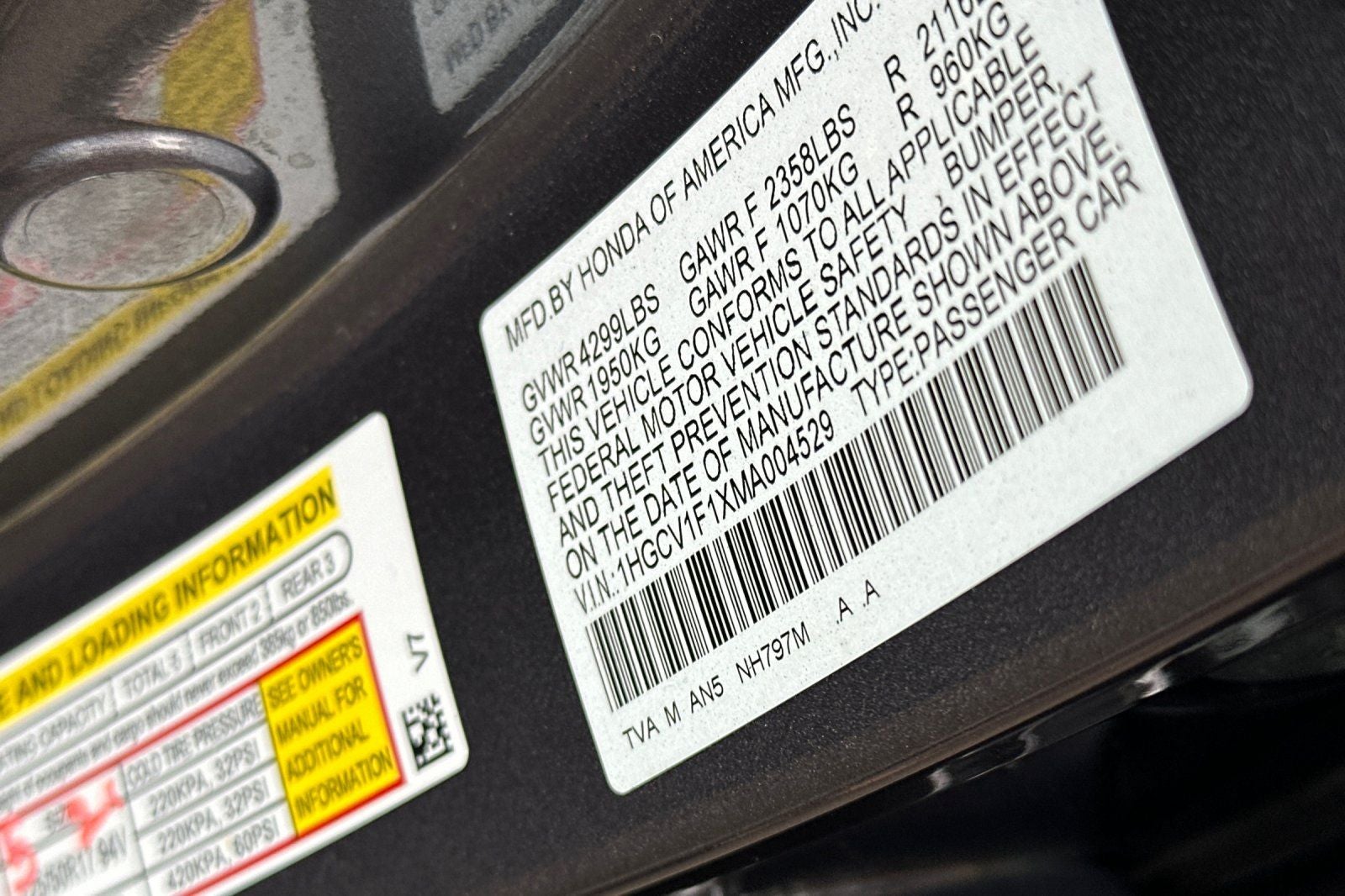 2021 Honda Accord LX