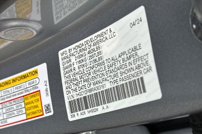 2024 Honda Accord Hybrid Touring