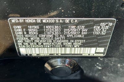 2019 Honda HR-V EX