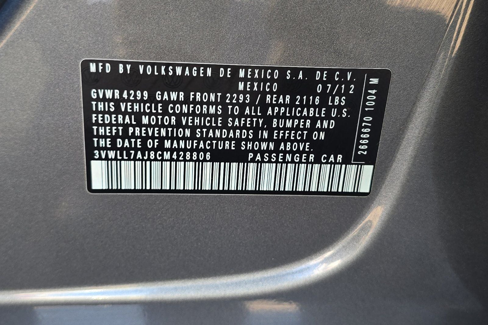 2012 Volkswagen Jetta TDI 2.0