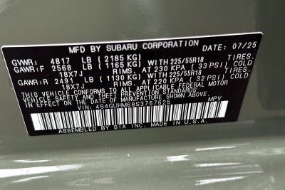 2025 Subaru Crosstrek Limited