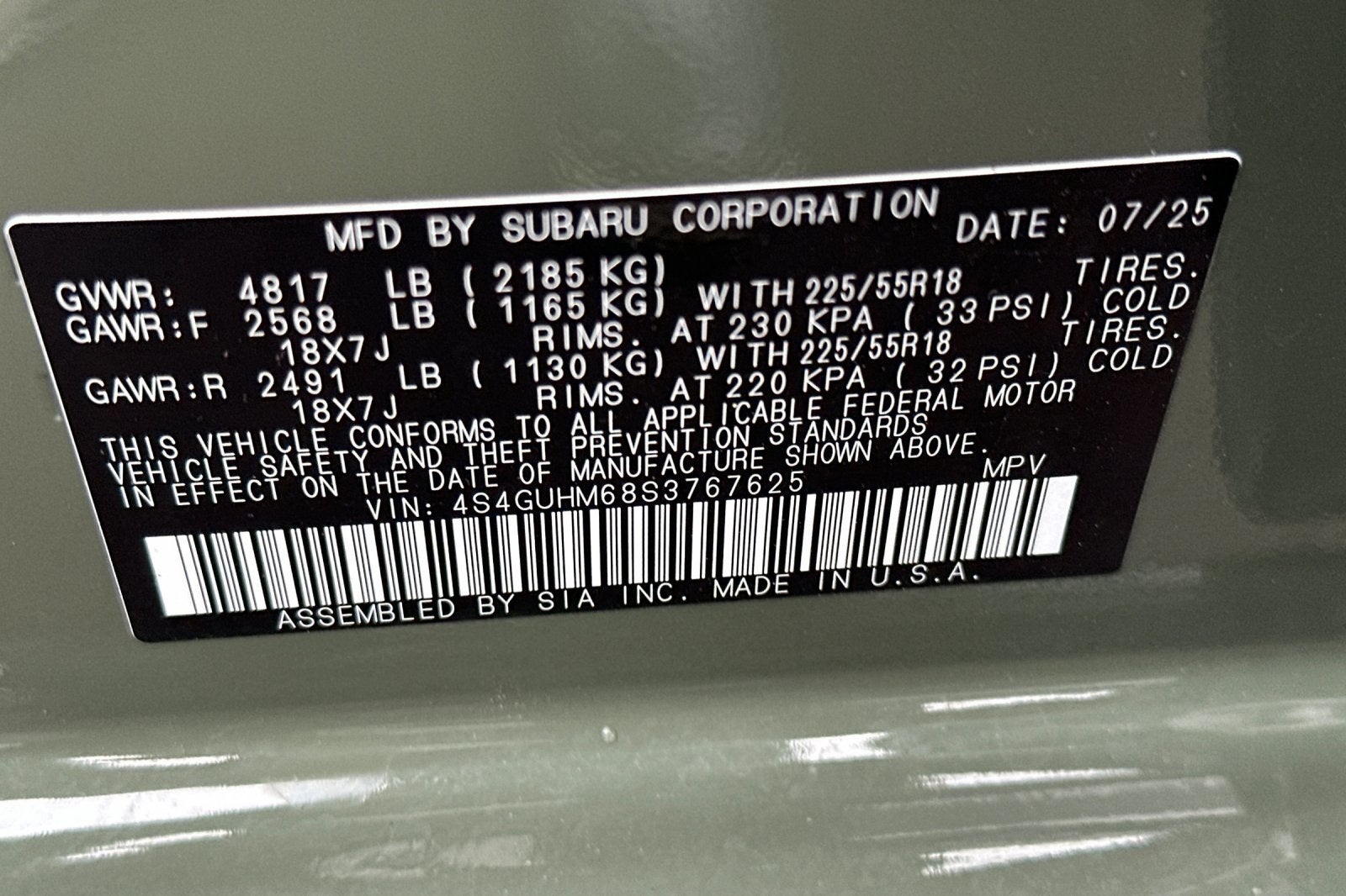 2025 Subaru Crosstrek Limited