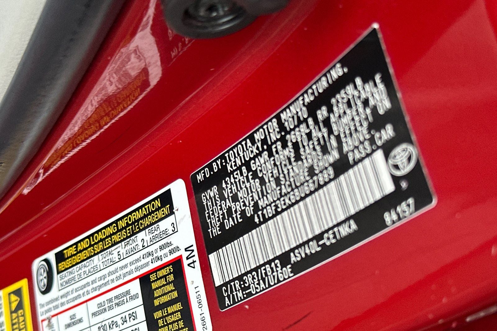 2011 Toyota Camry LE