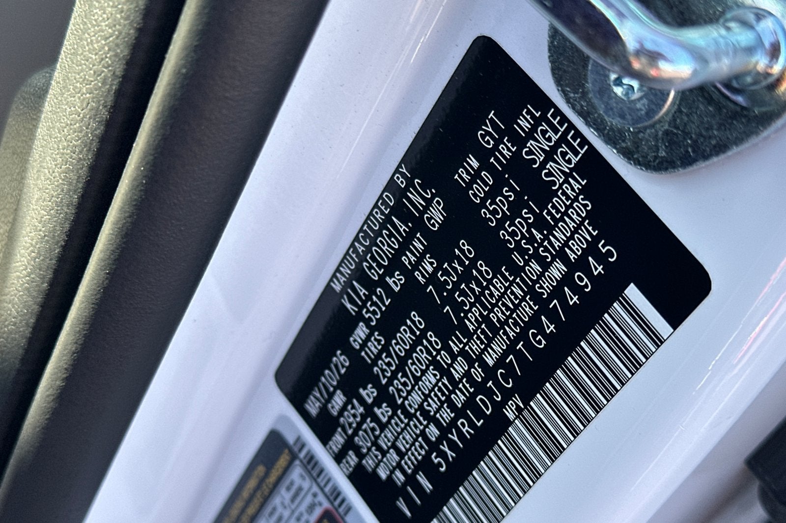 2026 Kia Sorento S