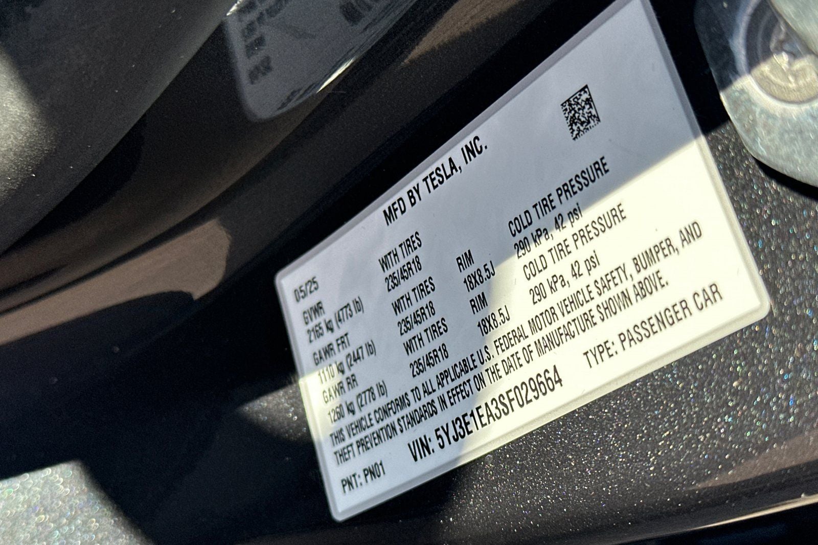 2025 Tesla Model 3 Long Range