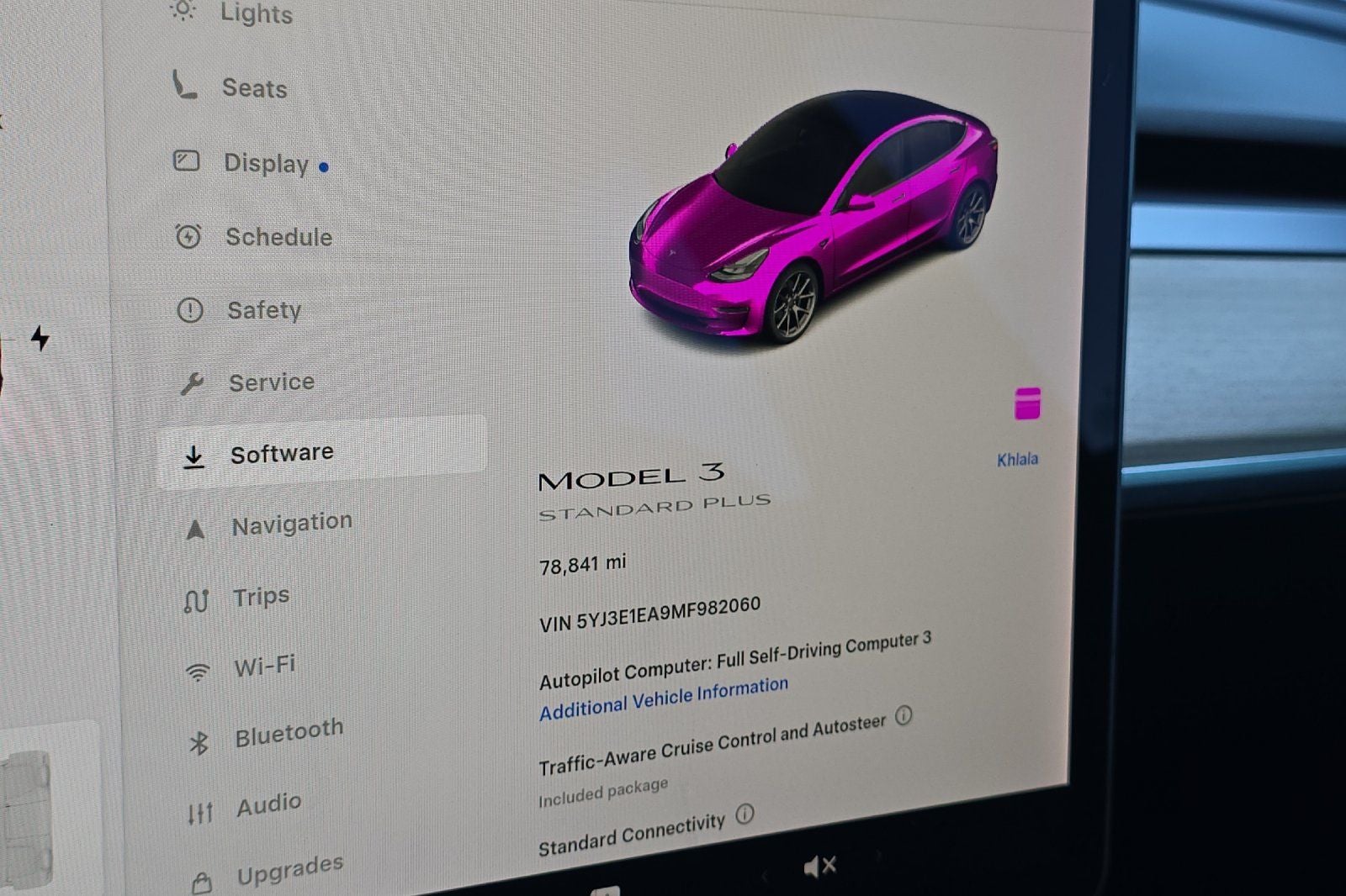 2021 Tesla Model 3 Standard Range Plus