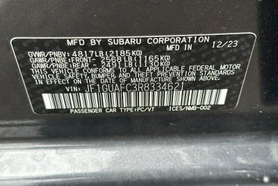 2024 Subaru Impreza Sport
