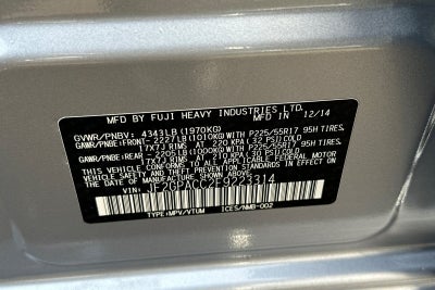 2015 Subaru XV Crosstrek 2.0i Premium