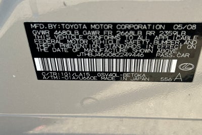 2008 Lexus ES 350