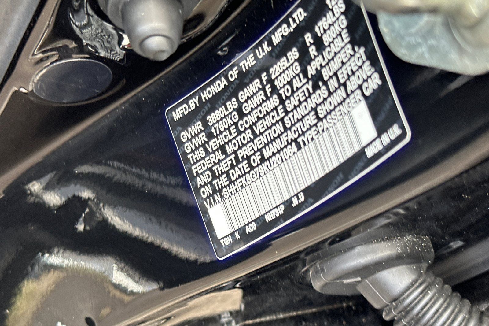 2019 Honda Civic Type R Touring